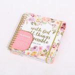 Books Printing custom organizer diary notebook undated journal planner