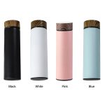 Stainless Steel Double Wall Insulated thermal Vacuum Flask Water Bottle With Tea Infuser