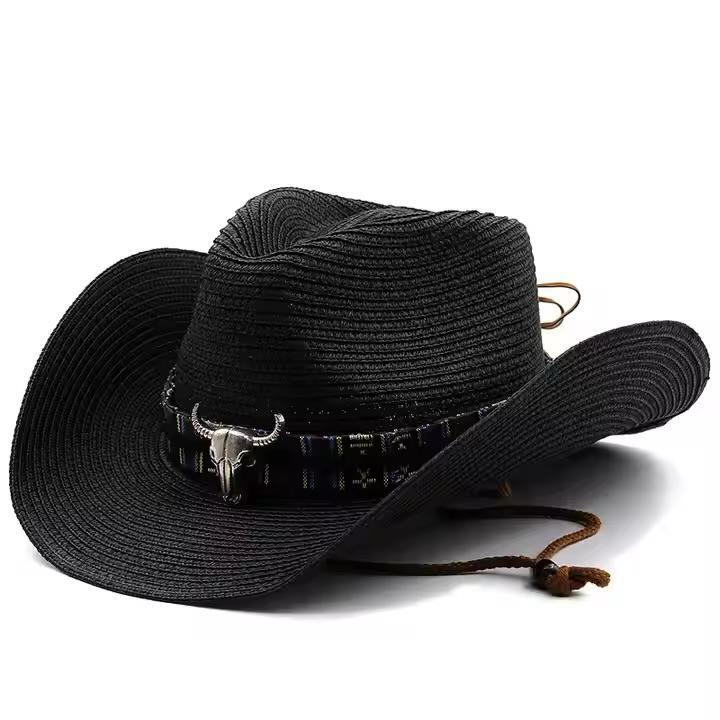 jazz men sombreros de hombre de playa  sombreros personalizados cowboy cowgirl straw hat