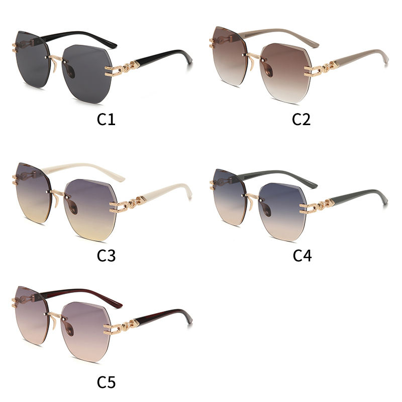 Super Eyewear Fashion Metal Frame Sunglasses for Men and Women Manufacturer Wholesale Promotion