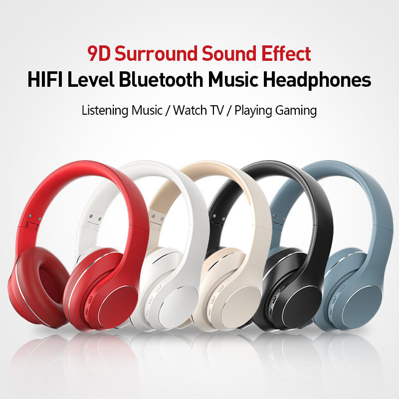 BH15 Amazon Top Selling Bass Music Gaming Headphones Bluetooth Wireless Headset With Noise Cancelling For Computer