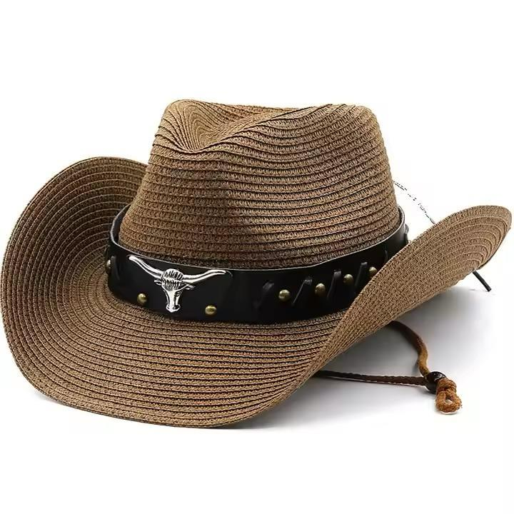 jazz men sombreros de hombre de playa  sombreros personalizados cowboy cowgirl straw hat