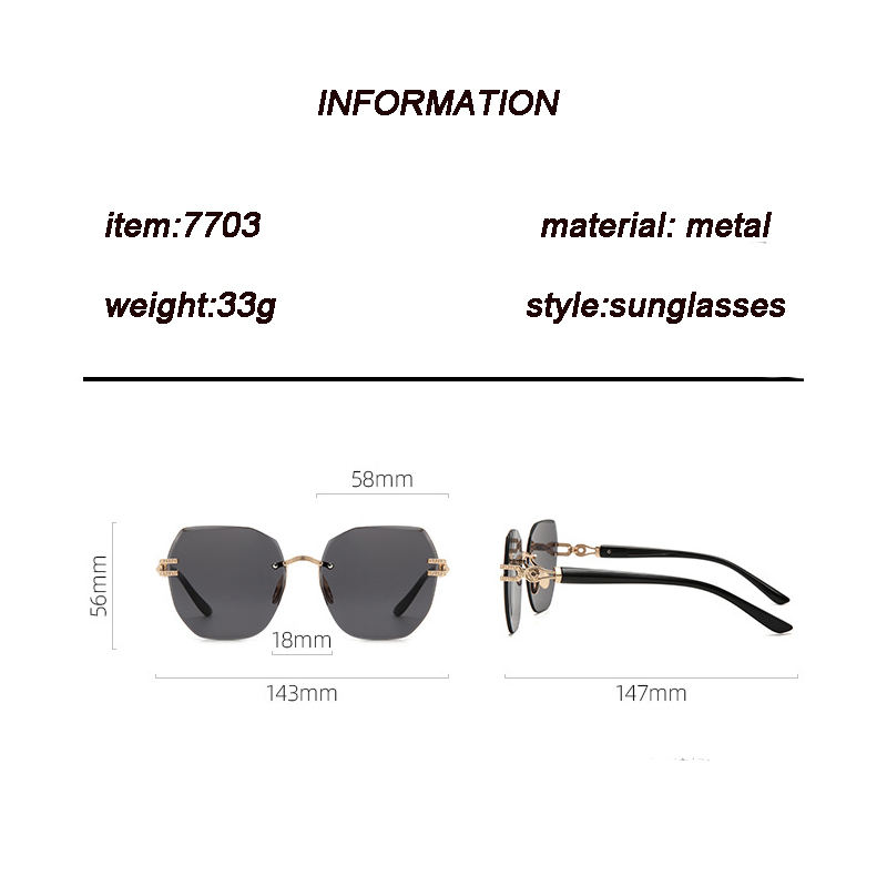 Super Eyewear Fashion Metal Frame Sunglasses for Men and Women Manufacturer Wholesale Promotion