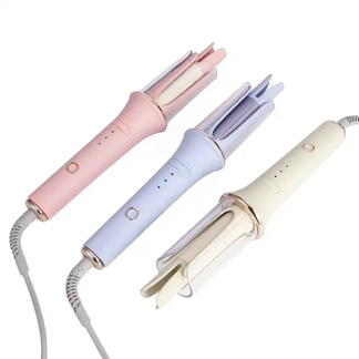 electric rotating Curling Iron Auto Hair Curling Wand ceramic layer Hair care Curler stick