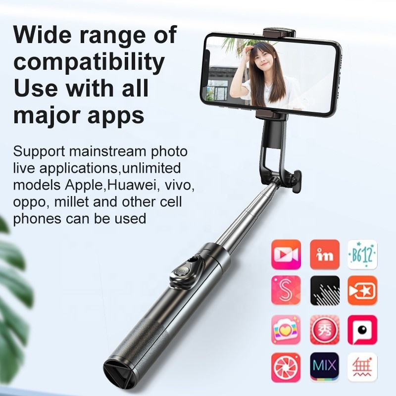 mobile phone desk stand Handy High-quality Mini Selfie Stick Tripod Wireless Remote For Mobile phones Live-streaming A33-0.8M