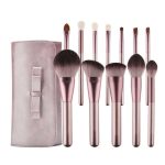 Professional 12 Pcs Makeup Brush Set With Storage Bags Bucket Makeup Artists Brush Set Powder Blusher Brushes