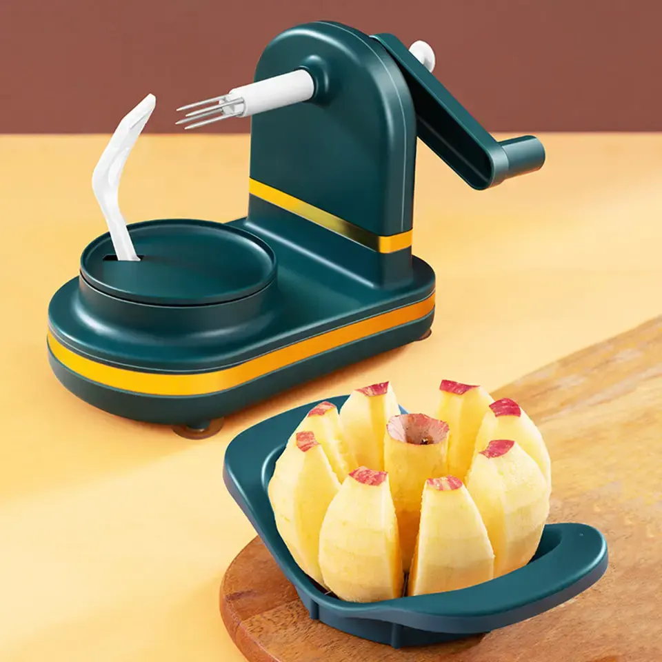 Kitchen Multifunction Fruit Pear Apple Crusher Peeling Automatic Rotary Apple Peeler