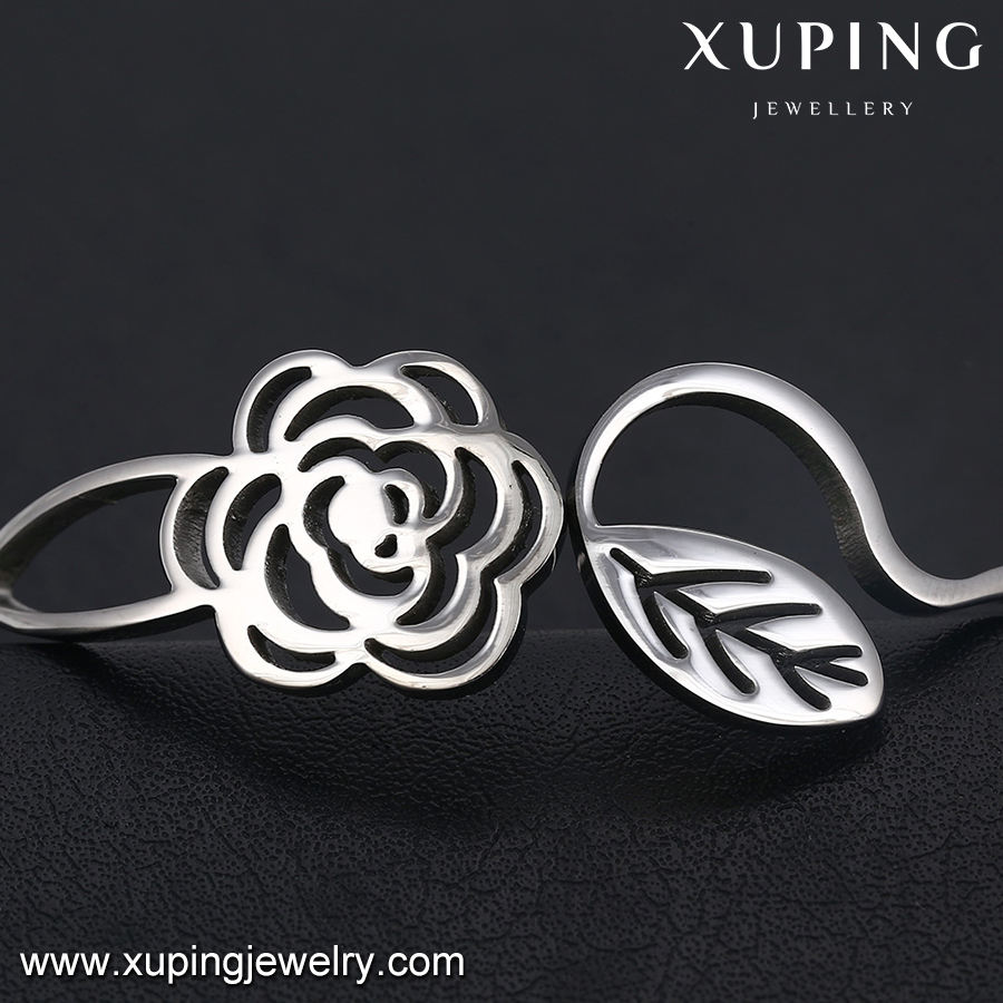 51514-top quality fashion jewelry steel flower pakistani bangles