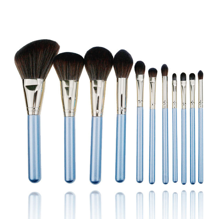 Professional 12 Pcs Makeup Brush Set With Storage Bags Bucket Makeup Artists Brush Set Powder Blusher Brushes