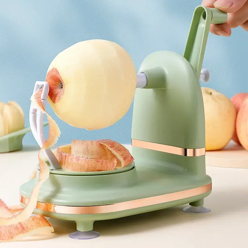 Kitchen Multifunction Fruit Pear Apple Crusher Peeling Automatic Rotary Apple Peeler