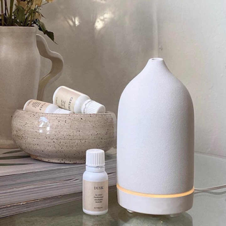 Wholesale Ceramic Essential Oil Ultrasonic Fragrance Aromatherapy 7 Color Light Aroma Diffuser