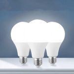 Led bulb A60 plastic-coated – warm light indoor lighting