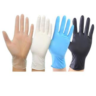 Medical Glove Disposable Powder Free Food Grade PVC Vinyl Latex Blue Black Tattoo Nitrile Gloves