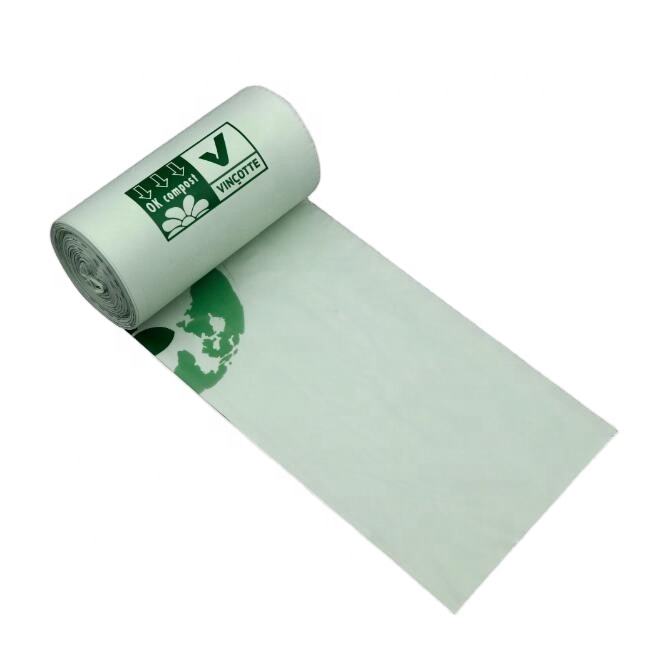 Compostable Degradable Biodegradable  Cornstarch Garbage Trash Bags