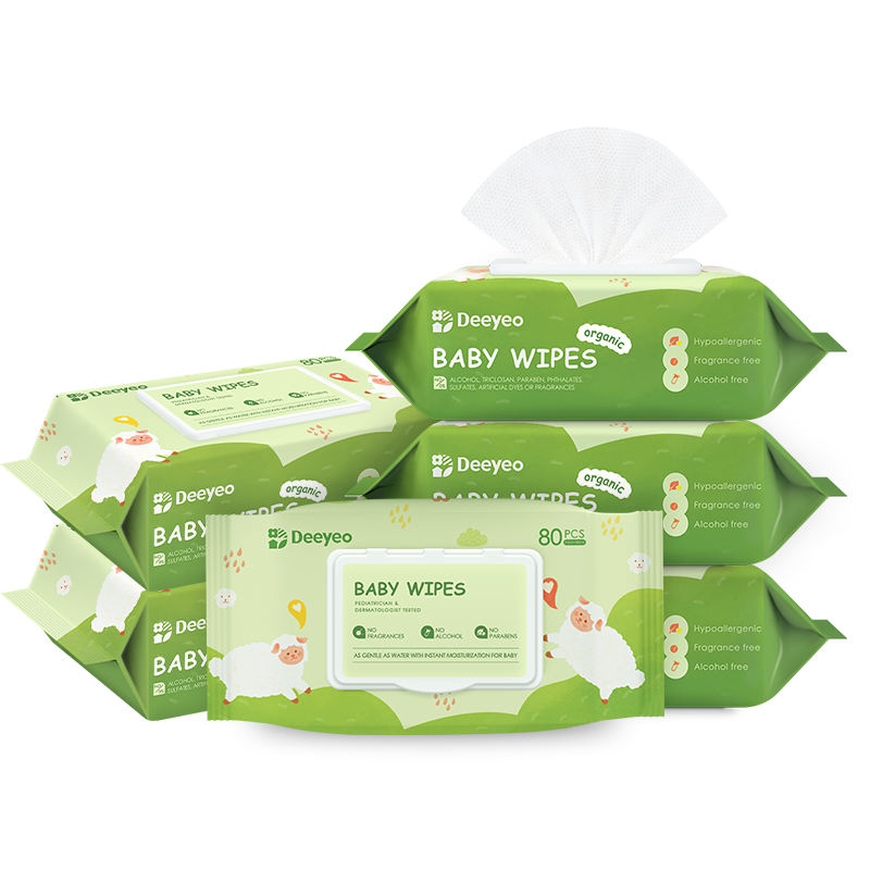 Newborn Baby Nose Wet Wipe Spunlace Organic Natural Zhejiang Europe