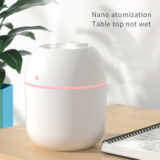 220ml H2o Mini Cup Spray Mist humidifier Double Wet Aroma Essential Oil Diffuser Car usb air humidifier