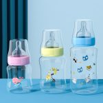 Baby Milk Bottle Baby Feeding Bottle With Silicone Nipple Nursing Bottle For Baby