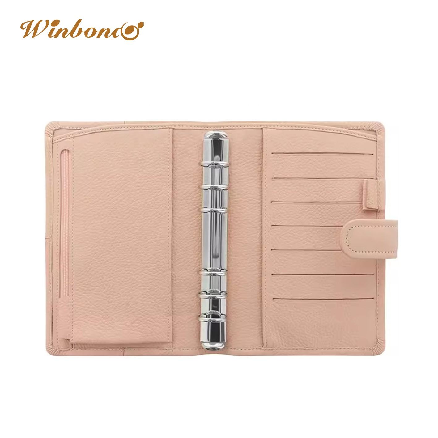 Cute Leather Planner Agenda A5 A6 Binding Mechanism Daily Planner For Gift