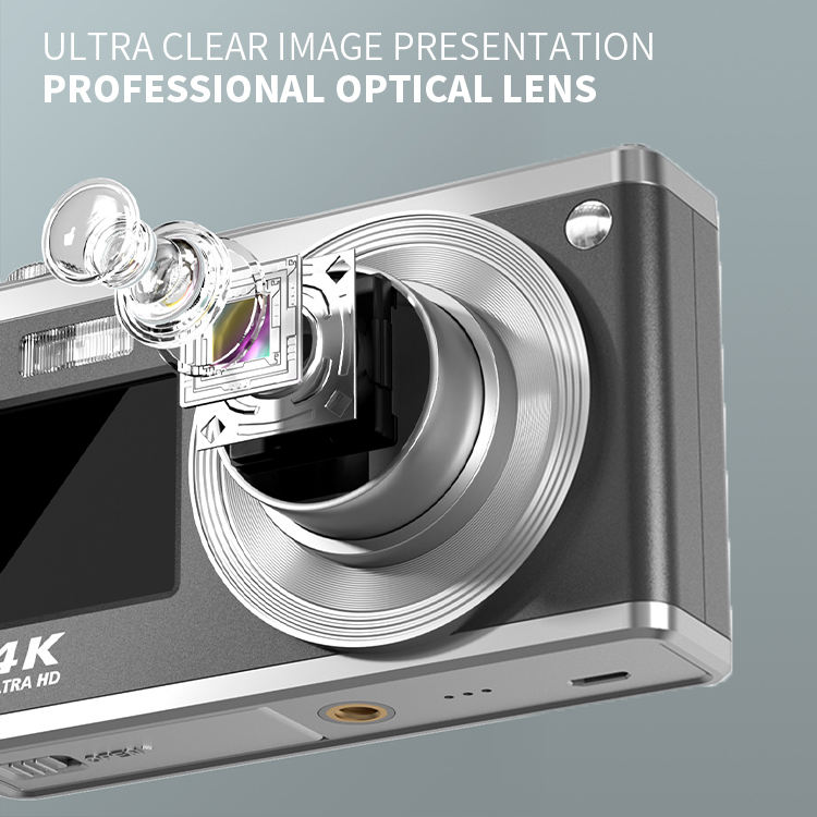 50M Resolution 10X Optical Zoom 6X Digital Zoom Double Screen 4k Camera