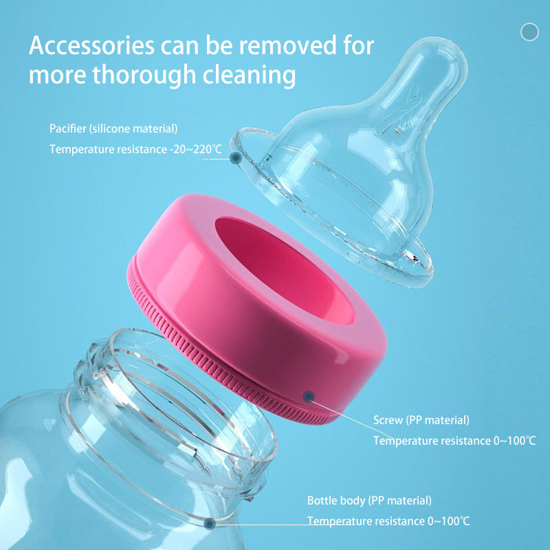 Baby Milk Bottle Baby Feeding Bottle With Silicone Nipple Nursing Bottle For Baby