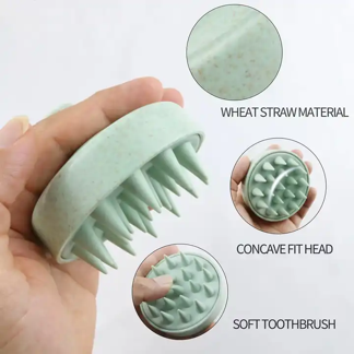 Wholesale Head Body Scalp Massage Silicone Shampoo Brush Hair Washing Comb Shower Bath Hair Brush