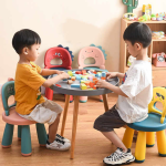 Low Price Kid Furniture Save Space Detachable Plastic Seats Plastic Chair For Children