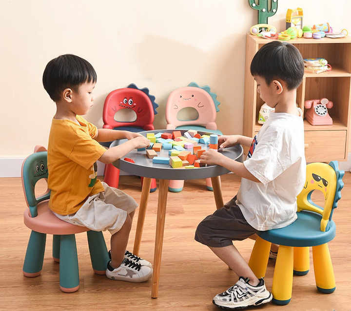 Low Price Kid Furniture Save Space Detachable Plastic Seats Plastic Chair For Children