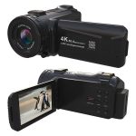 4K Home Recording Camera 4inch Touch Panel 6X Optical Zoom Video Camcorder