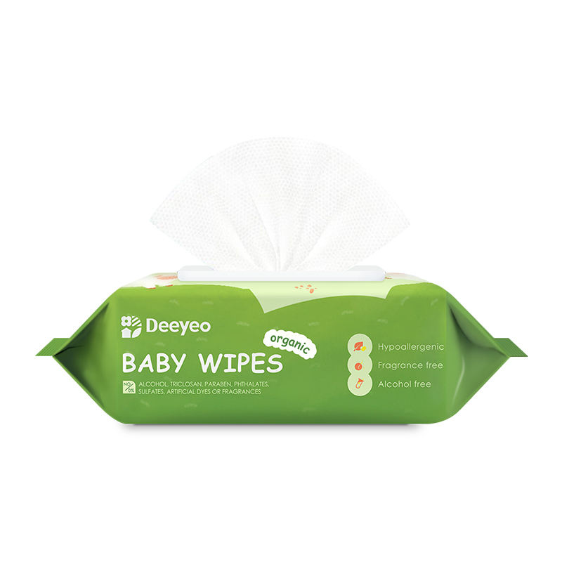 Natural Eco Friendly Organic Biodegradable private label Baby Wipes