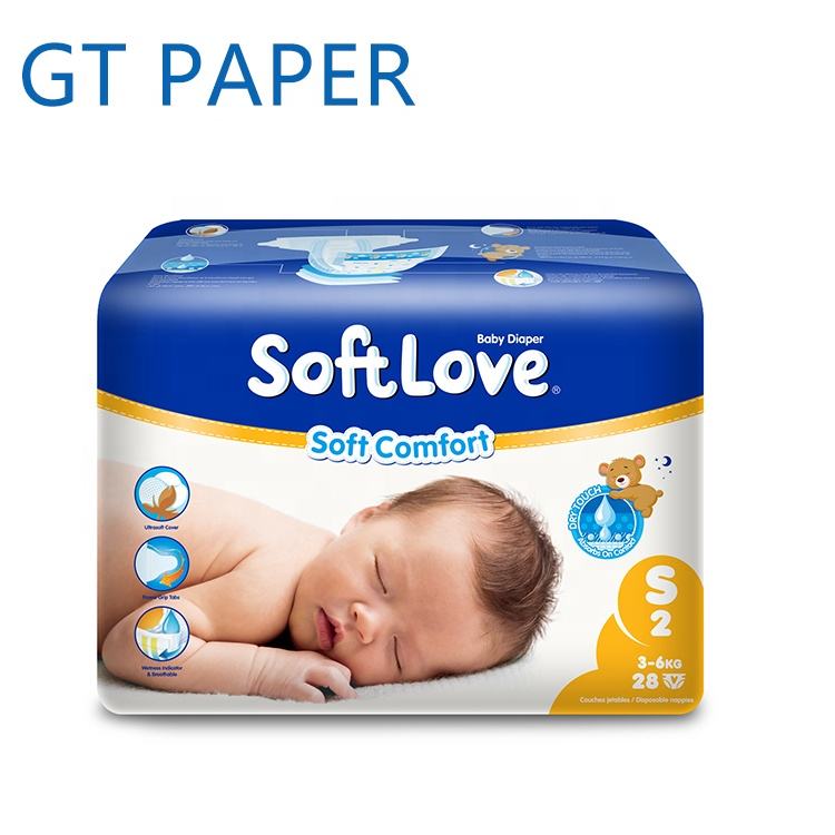 Softlove manufacturers sales S 28'S disposable good quality baby diapers