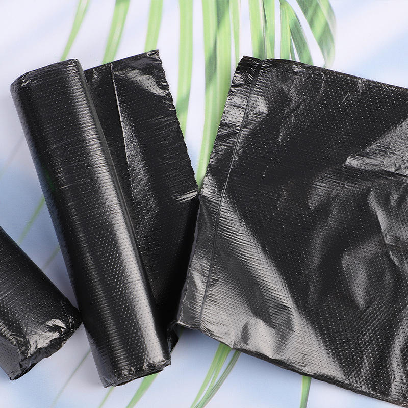 Garbage Bags Household Custom Printed Into Rolls of Plastic Security Square Bottom Bag