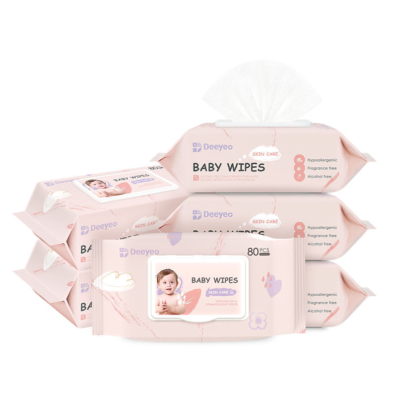 Natural Eco Friendly Organic Biodegradable private label Baby Wipes