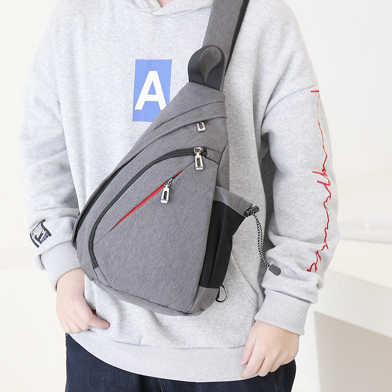 Casual Sports Boy Sling Chest Bag Factory custom travel women men plain crossbody shoulder bag for men