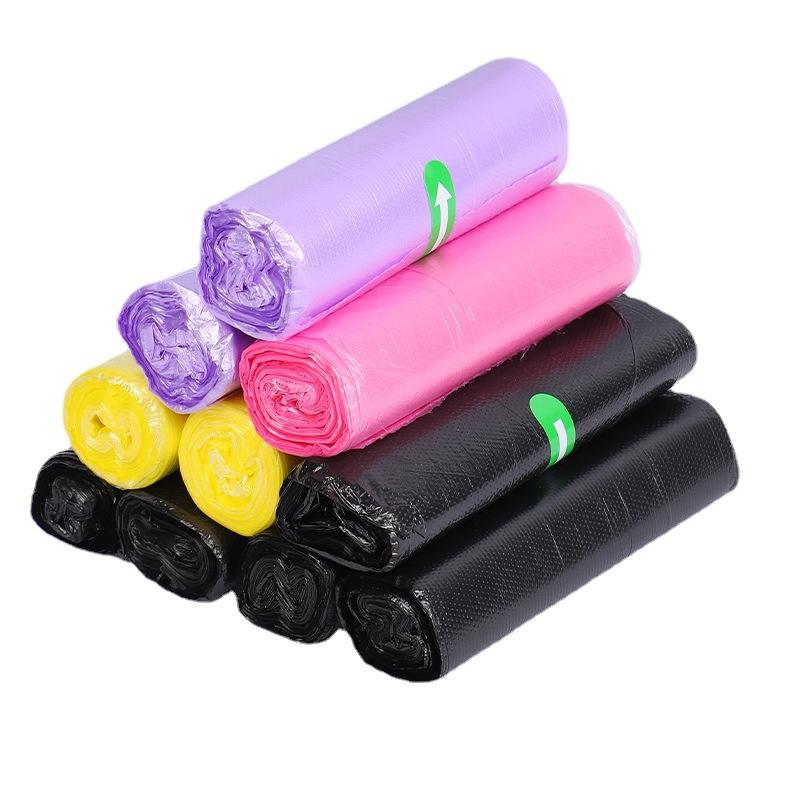 Garbage Bags Household Custom Printed Into Rolls of Plastic Security Square Bottom Bag