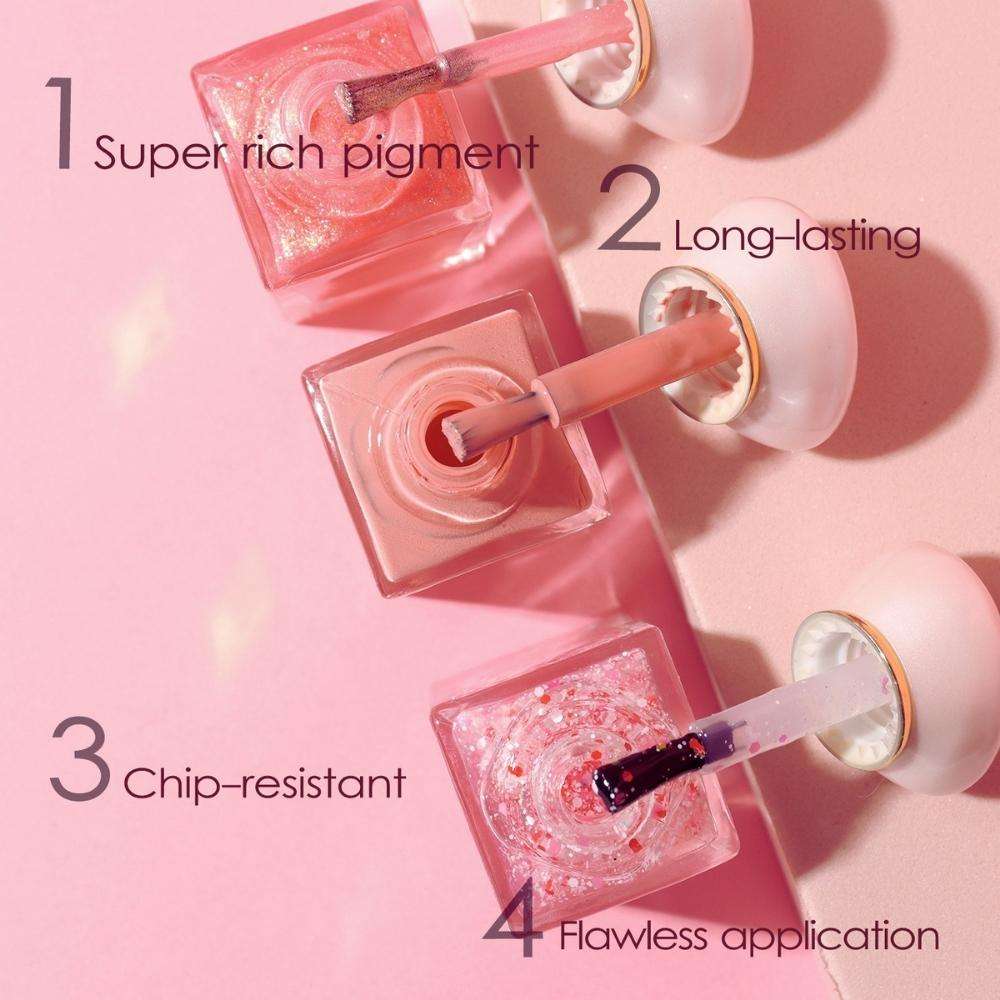 fast dry art paint nail polish metallic mirror to label children nail polish