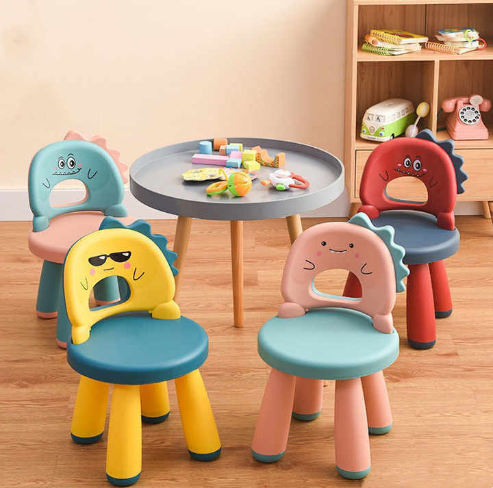 Low Price Kid Furniture Save Space Detachable Plastic Seats Plastic Chair For Children