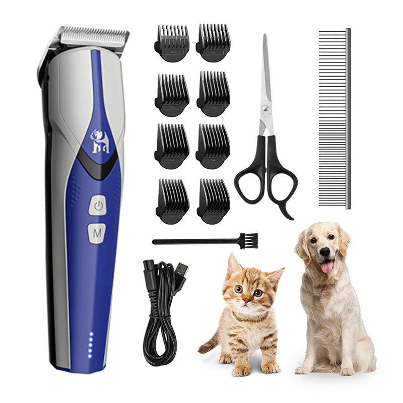 Dog pet cordless professional pet grooming pet hair clippers kit for dog cat