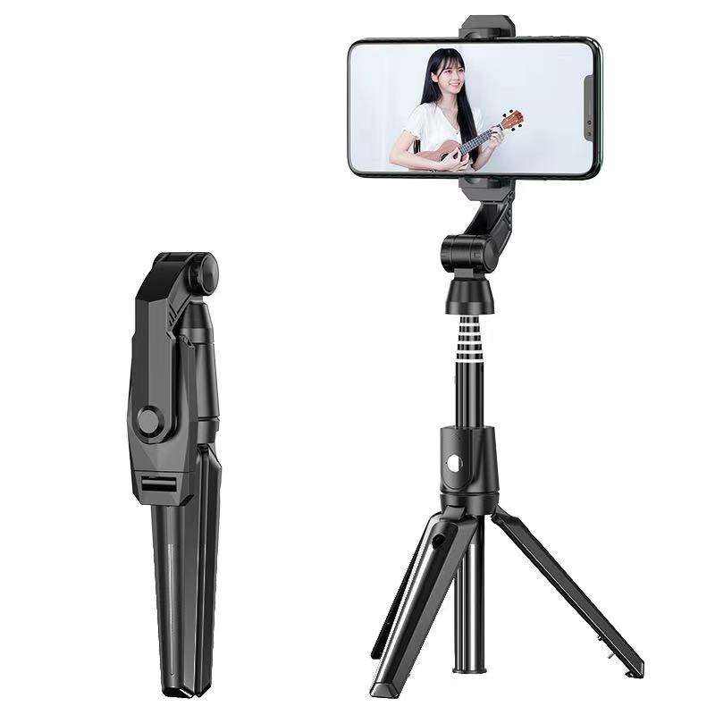 K21 Selfie Stick 360 Degree Rotating Mobile Phone Stand Holder Supports External Tripod