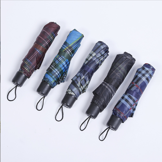 Three-fold Cheap Chinese Manufacturer Print 3 Folding Umbrella