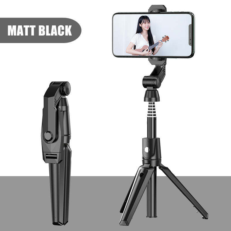 K21 Selfie Stick 360 Degree Rotating Mobile Phone Stand Holder Supports External Tripod