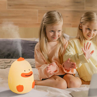 Innovative Design Duck Shape Aroma Diffuser 100ml Cool Mist Humidifier Essential Oil Diffuser For Children Baby Christmas Gift