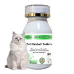 Cat Hairball Remover Tablets Digestive Aid Formulated Hairball Support Pure Ingredient Pet Supplement