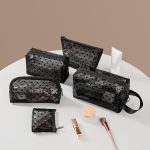 Double Layer Magnetic Cosmetic Bag For Makeup Brushes