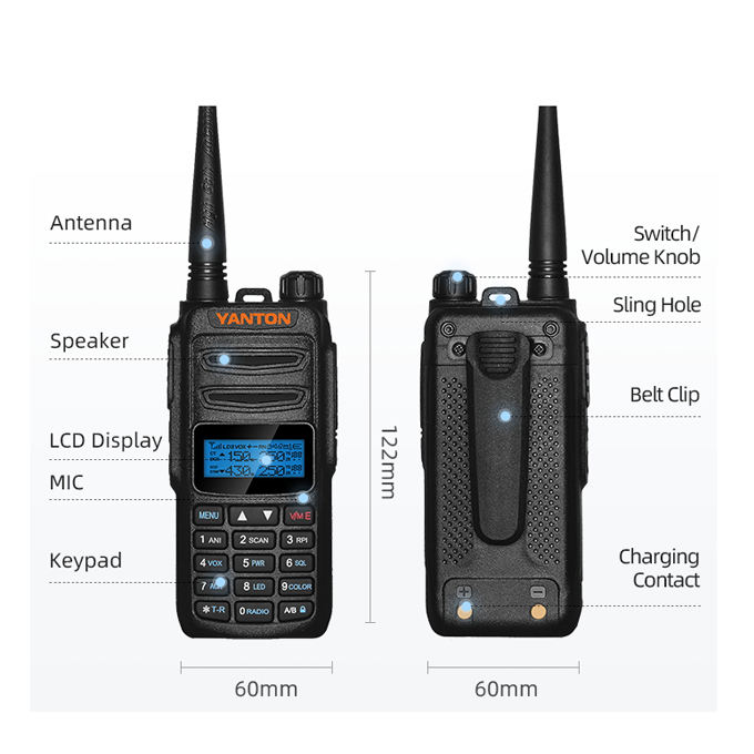 Long Range Ham 2 Way Radio Communication Device 10W Wireless Radio