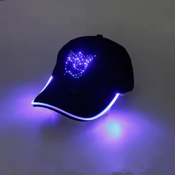 Sports LED Lighting Cap,Baseball Caps With Led  Lights,Led Light Up Hat