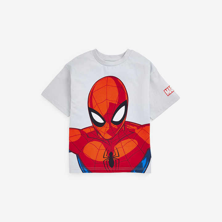 Cotton Round Neckline Baby T-Shirts Cartoon Printed Marvel Tshirt For Kids Boys