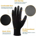 Nylon PU Coated HY Cheap Work Gloves PU