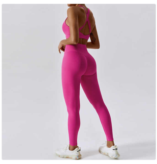 Custom Logo Free Match Fitness Clothing Butt Lift Leggings Full Zip Jacket Gym ActiveWear 4Piece Workout Yoga Suit Set For women