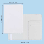 Sublimation Passport Cover Blanks,Custom Logo Design Printed PU Leather Sublimation Business Card Passport Holder