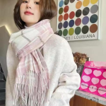 Luxury Winter Thick Warm Scarf Women Cashmere Shawl with  Tassel